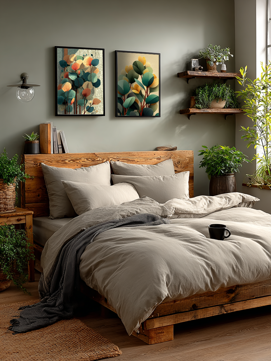 Eucalyptus Pair | Botanical Wall Art Set of 2